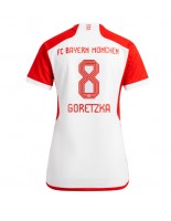 Bayern Munich Leon Goretzka #8 Domácí Dres pro Dámské 2023-24 Krátký Rukáv